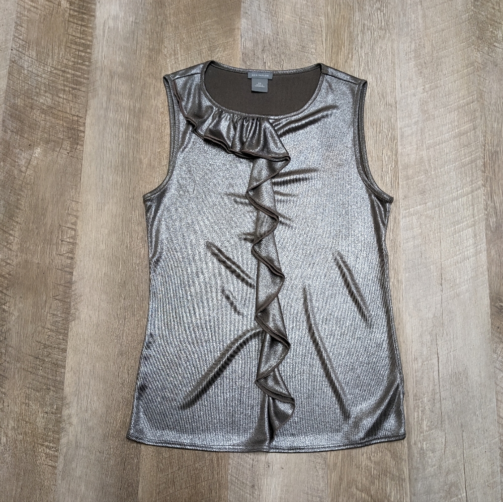 Ann Taylor Metallic Sleeveless Top